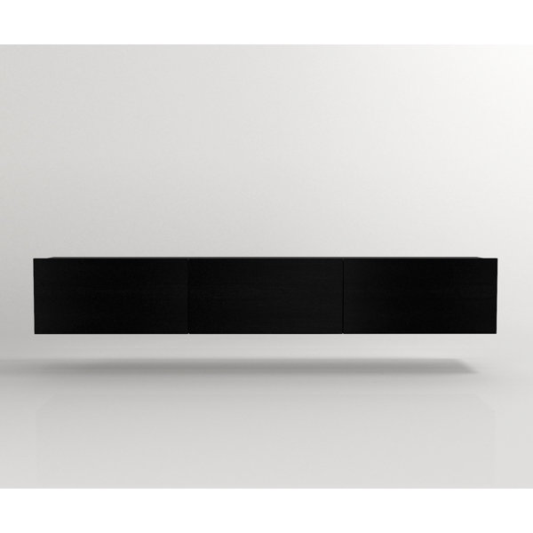 Wrought Studio Ozge Floating Minimalist TV Stand for up to 80" TV Wall